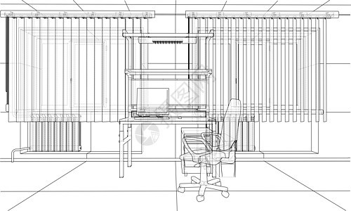 室内草图  3d 它制作图案电脑公寓窗户素描项目办公室大厅房子房间建筑学图片