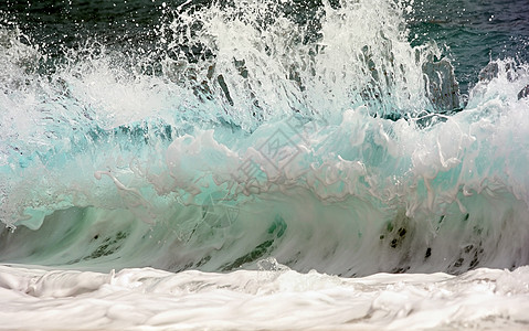 海波海浪海洋海啸泡沫冲浪蓝色乐趣碰撞力量支撑沿海图片