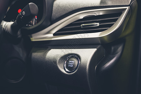 汽车发动机推力启动停止按键点火远程起动车 S技术驾驶车辆按钮运输摩托车钥匙控制圆圈引擎图片