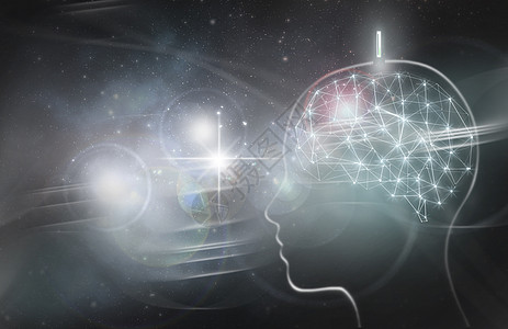 人脑植入智力科学创新广告机器技术心灵感应图片