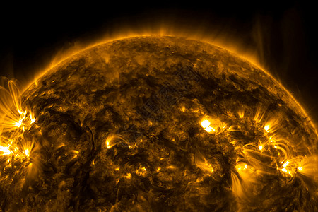通过过滤器观察太阳 3D将太阳的计算机图形显示在附近 恒星是太阳圆圈太阳系星系墙纸活力星星天文学科学孩子们火焰图片