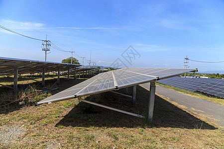 太阳能发电站绿色田地太阳能电池板控制板环境技术车站商业生态活力电气晴天阳光图片