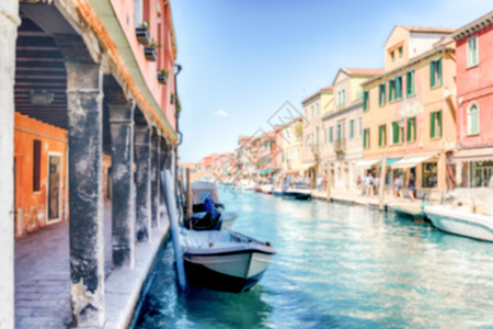 意大利威尼斯穆拉诺主要运河重点分散的背景背景情况风景地标基金会运输历史背影旅行橙子建筑城市图片