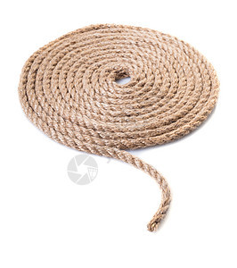 旧绳索缝合棕色套索黄麻纤维海洋螺旋力量安全白色海军图片