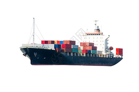 集装箱货货船零售海洋风暴货运港口经济运输码头后勤船运图片