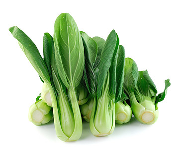 Bokchoy中国卷心菜 白背景孤立芸苔农场饮食蔬菜叶子营养食物搅拌植物烹饪图片