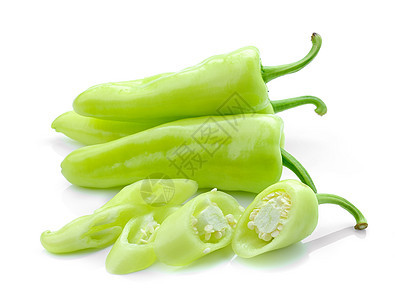 白纸上绿色热辣辣椒辣椒植物蔬菜烹饪香肠香料红色厨房胡椒文化食物图片