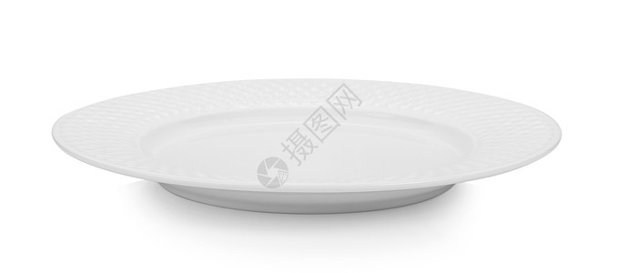 白背景上的空板用餐午餐白色餐厅菜肴餐具早餐正方形团体厨具图片