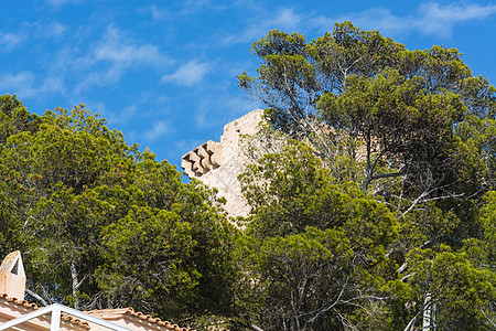 美丽的美食类人印象旅行建筑学阳台公园牧歌火鸡天空阴影植物红陶背景图片