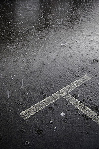 沥青上的雨风暴闪电气候保险叶子欢呼葡萄园沉淀灾难天气图片