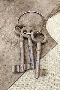 旧金属钥匙乡村入口青铜锁孔秘密安全黄铜古董房子宏观图片