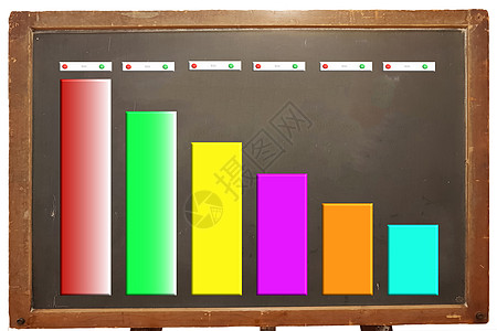 旧校黑板增长图药片营销屏幕经济成功统计市场成就3d生长图片