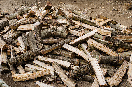 木柴堆材料树桩日志壁炉水平圆圈木材戒指白色棕色图片