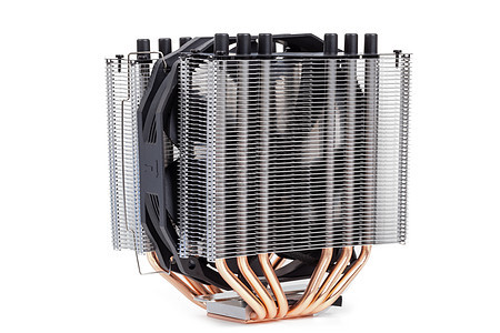 CPU 冷却器 白色有热气管单元宏观空气电缆塑料技术电脑电子产品处理器力量图片