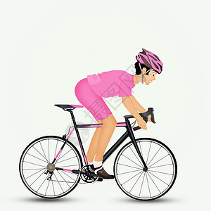 意大利游览的骑自行车插图头盔运动把手球衣粉色排行踏板竞赛入围图片