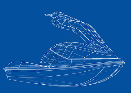 喷气机滑雪草图波浪者运输娱乐工程摩托车船只自行车活动赛跑者滑雪图片