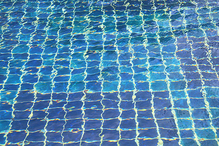 蓝砖反射纹理背景蓝色瓷砖材料制品马赛克宏观涟漪天蓝色运动液体图片