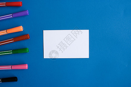 背景上名片白皮书的样机身份推介会办公室文件夹商业公司卡片纸板笔记横幅图片