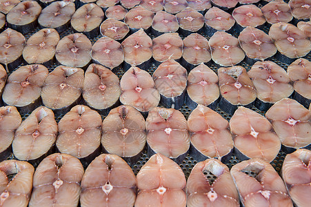 特写销售鱼切片海鲜艺术食物商业生活团体农业餐厅棕色文化图片
