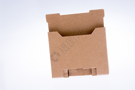 棕色纸持有者纸盒案件纸板传单盒子空白公司销售文件夹商业图片