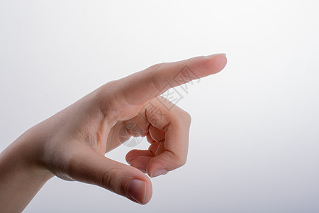 手指触碰手指针手势手指白色男性适应症女孩女士女性男人背景
