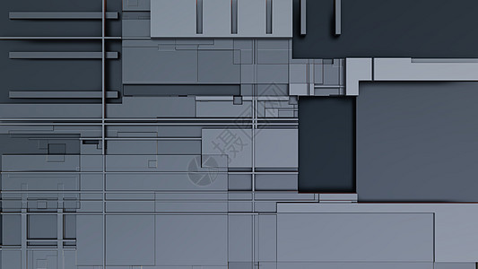 3d 渲染抽象技术背景与多维数据集数据公司互联网创新创造力3d盒子粒子线条商业图片