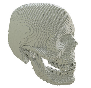 3d 打印头骨分离脑壳颅骨塑料数字化外科技术卫生科学保健脊柱图片