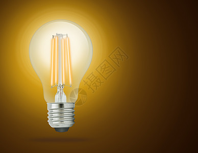 LED 纤维灯泡E27创造力生活创新灯丝照明流明技术发射圆形活力图片