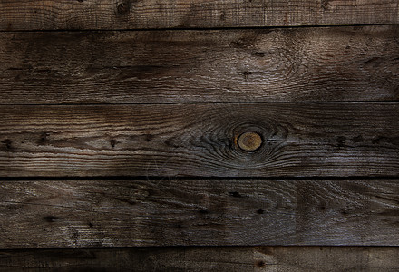 带生锈钉子的木制背景旧面板 木材纹理图片