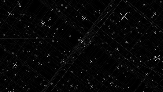 黑色背景上的透视 3D 网格插画线条地面几何学3d背景图片