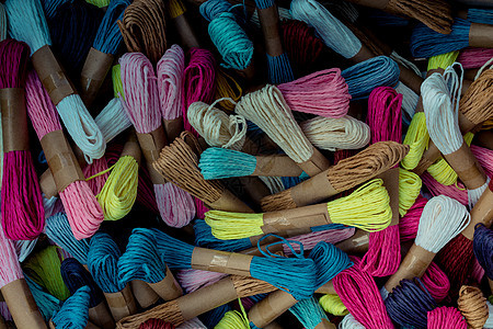 包着彩色绳索出售细绳纤维套索亚麻图片
