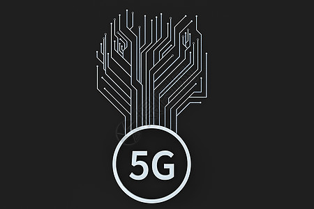 3d rendering5g 字体和电路背景木板商业电子产品硬件一体化科学速度全球3d芯片图片