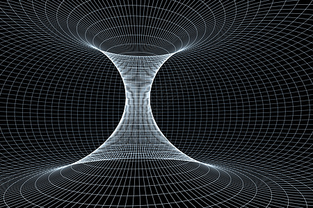具有深色背景的 3d 渲染曲线黑色互联网电脑网络数据一体化技术艺术活力科学图片