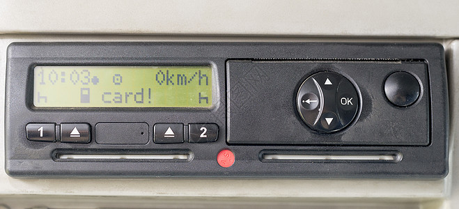 数字行驶记录仪显示 CARD 设备中没有插入卡 插入驱动程序卡 没有个人资料图片