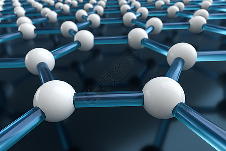 六角拼接线3d渲染图材料蓝色蜂窝六边形建筑学药店遗传学创新网格基因图片