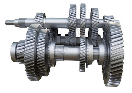 变速箱概念 金属齿轮轴和轴承工程团队引擎互锁旋转力学合作牙齿备件商业图片