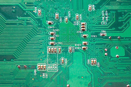 封闭式微型电路 绿色纸板图片