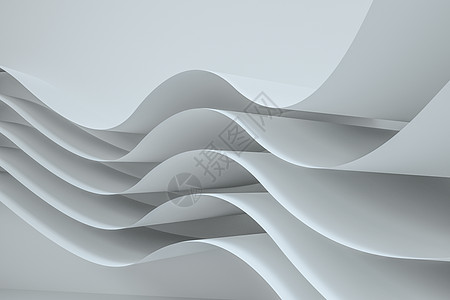 3d 渲染曲线纸颜色背景线条插图丝带创造力海报空白几何学剪纸圆形图层图片