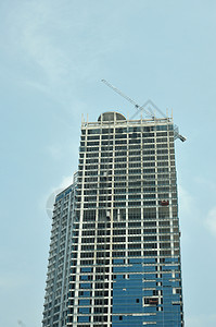 高楼建筑摩天大楼窗户市中心景观地标城市公寓商业天空技术工作图片