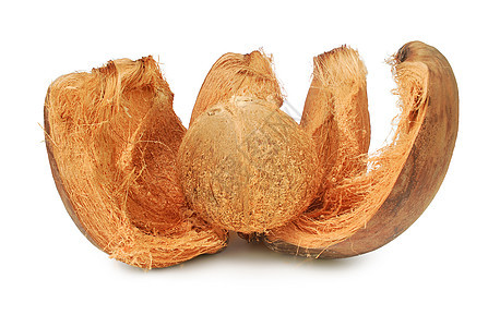 干椰子球沉淀物薄片热带减肥食物水果椰树坚果皮肤排毒图片