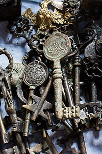 重试样式键装饰性键钥匙秘密房子安全商业金属图片