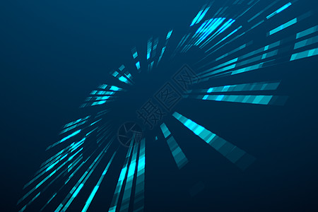 3d 渲染蓝色发散技术线插图背景网格数据芯片活力几何学想像力辉光科学图片