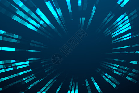 3d 渲染蓝色发散技术线多边形几何学3d网格界面芯片科学纹理数据背景图片