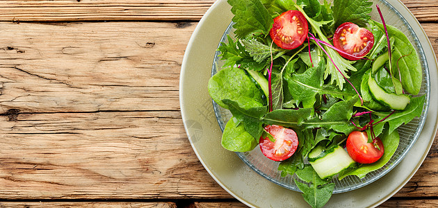 健康素食沙拉减肥食物黄瓜菠菜饮食蔬菜低热量草本植物树叶荨麻图片