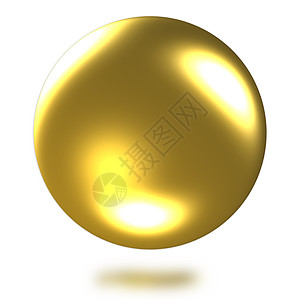黄金球珍珠小圈子环形艺术网络气泡金属按钮圆形标识图片