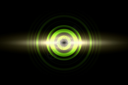 声波震动绿光 旋转圆圈 抽象背景波纹辉光反射上网运动漩涡互联网戒指镜片网络图片