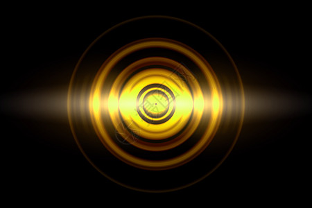 声波震动金光 旋转圆圈 抽象背景的黄金光运动隔膜星系网络上网螺旋海浪镜片火花广告图片
