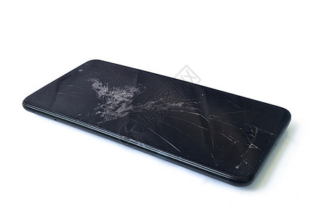 电话黑了技术工作室破坏黑色裂缝手机鹅卵石事故服务白色图片