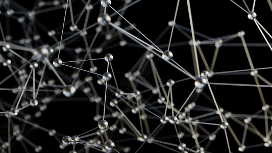 抽象技术背景未来网络线条三角形辉光商业界面节点科学网格活力原子图片