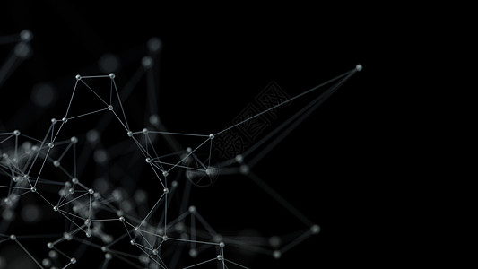抽象技术背景未来网络原子网格商业细胞粒子三角形多边形界面科学节点图片